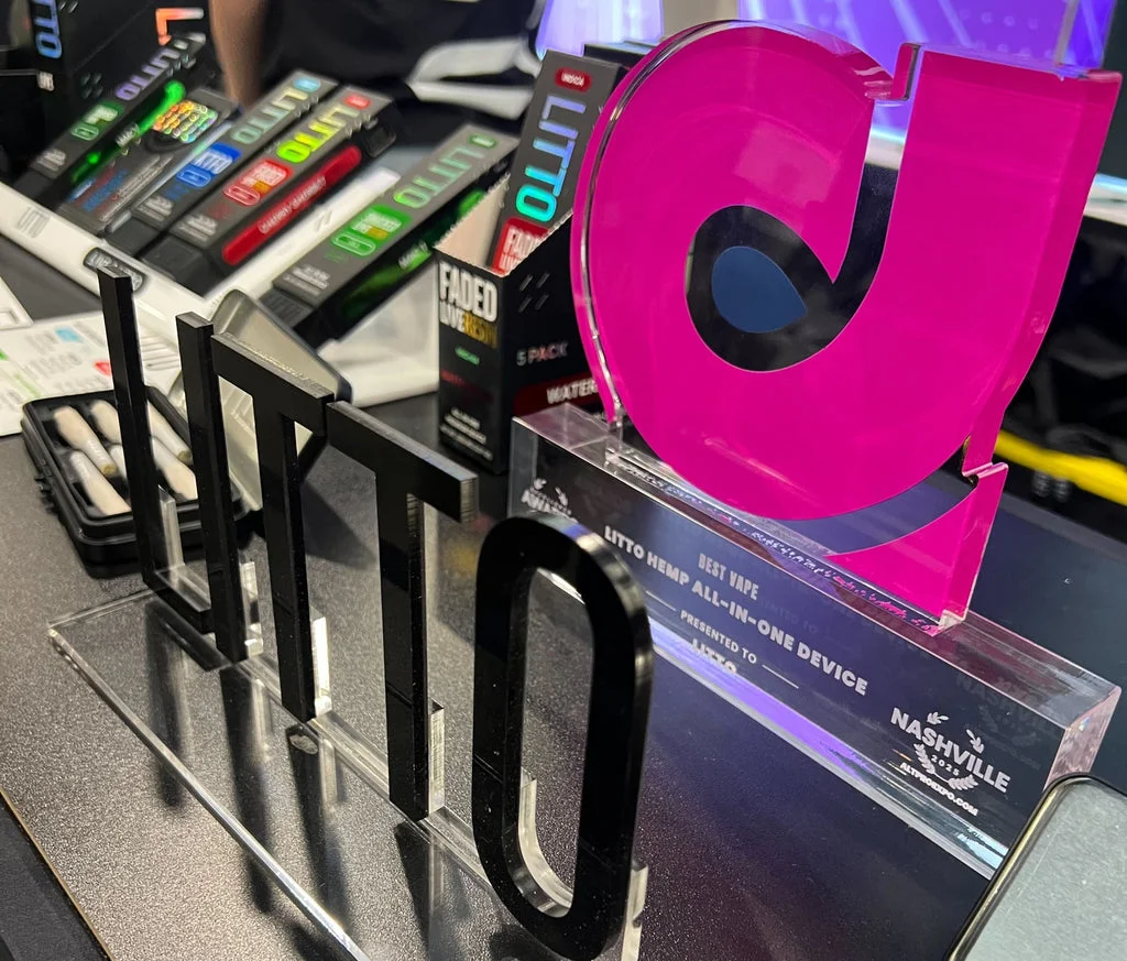 The 'Best Vape' Award going to LITTO at Alternative Products Expo in Nashville, Tennessee.