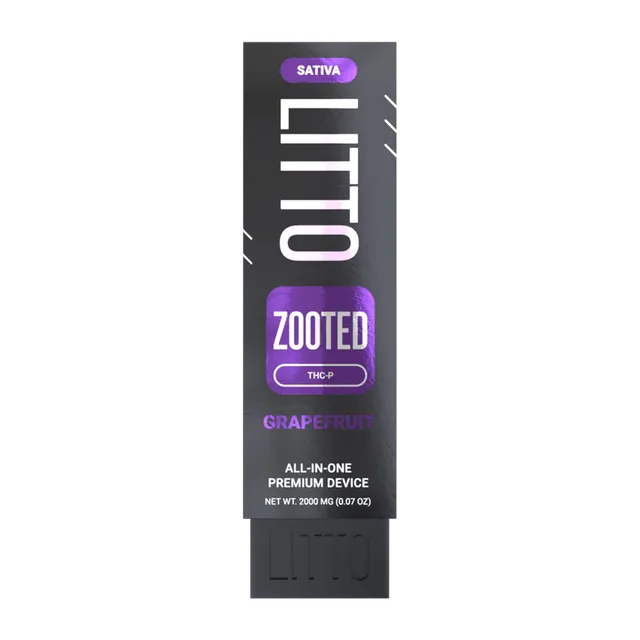 All-in-One Device - ZOOTED - Sativa - THC-P - Grapefruit  - 2G