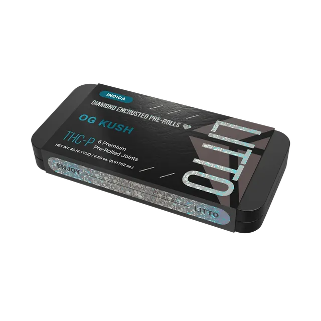 THC-P - Diamond Encrusted Pre-rolls - Indica - OG Kush